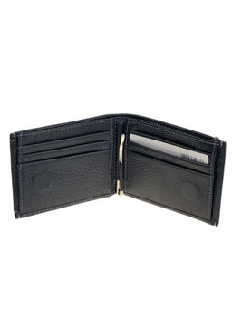 Портмоне мужское из натуральной кожи, цвет черный - Greta фото 2