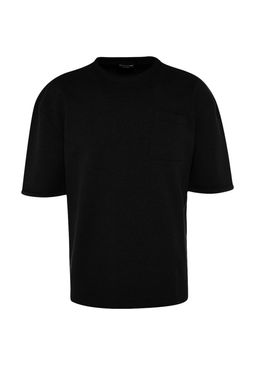 TRENDYOL MAN Siyah Oversize/Genis Kesim K?sa Kol Cepli Etiket Detayl? T-Shirt TMNSS23TS00077 - Trendyolmilla фото 24