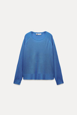 PLAIN FINE KNIT SWEATER - Zara фото 21