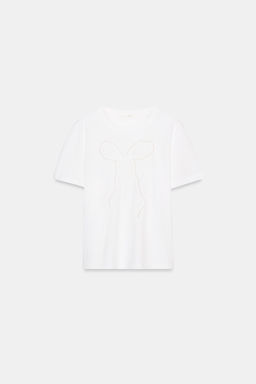 CAMISETA LAZO DELANTERO / Blanco