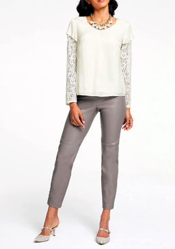 Блузка, экрю - Ashley brooke фото 3