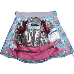 RODOS Утеплённый костюм для девочки зима М-191 (Цветы) Зелёный