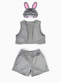 Карнавальный костюм "Зайчик", жилет, шорты, маска фетр, рост 92-116 см