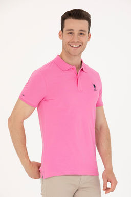 Мужская розовая базовая футболка - U.s. polo assn фото 17