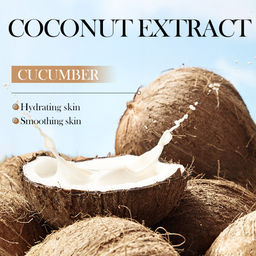 SADOER Мусс-пенка для умывания с кокосовым молочком, 150мл.  фото 2