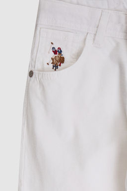 Erkek Гocuk Beyaz Kanvas Pantolon - U.s. polo assn фото 4
