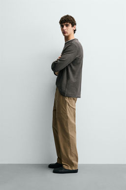 STRIPED LONG SLEEVE T-SHIRT - Zara фото 12