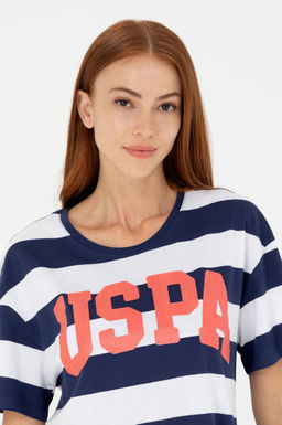 U. S. Polo Assn Женская темно-синяя футболка с круглым вырезом - U.s. polo assn фото 2