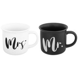 Набор кружек 2 пр. 400 мл 13*9,5*8,8 см "Mrs. аnd Mr."