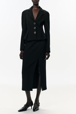 MIDI PENCIL SKIRT WITH VENT