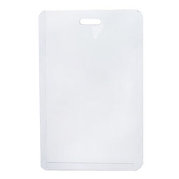 Цена за 20 шт. Бейдж-карман вертикальный, (внешний 100 х 65 мм, внутренний 85 х 57 мм), 40 мкр