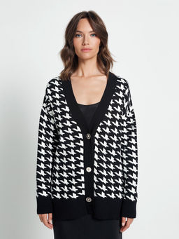 Кардиган женский ZZ-02002 black/white
