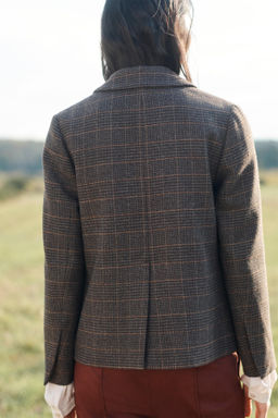 LIMITED EDITION CHECK BLAZER - Zara фото 3