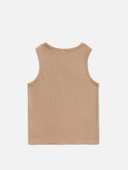 ACOOLA / Майка-топ детский для девочек Juli коричневый фото 2