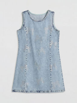 Fiyonk Ta?l? K?z ?ocuk Jean Elbise