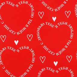 Цена за 10 шт. Бумага упаковочная глянцевая двухсторонняя Для тебя, 70?100 см