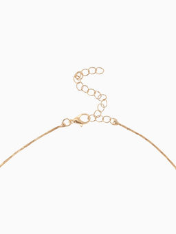 Набор 2 предмета: серьги, колье Изумление цветение, цвет сине-белый в золоте, 42 см