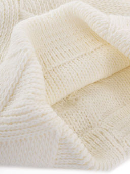 Шапка жен. шерсть+акр LB-BR55029 white - Labbra фото 4