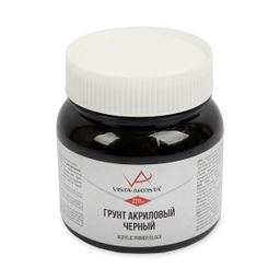 VISTA-ARTISTA Грунт акриловый черный VPAB-220 220 мл 4 шт