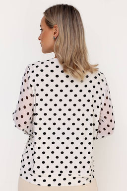 Блузка женская 3088/03/Молочный - Rise фото 2