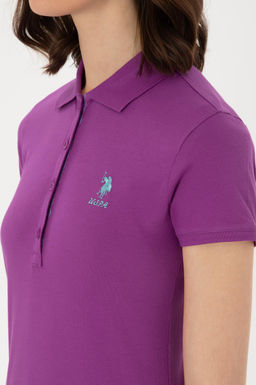 Kad_n Mor Polo Yaka Basic Ti__rt Sepette S_rpriz _ndirim - U.s. polo assn фото 7