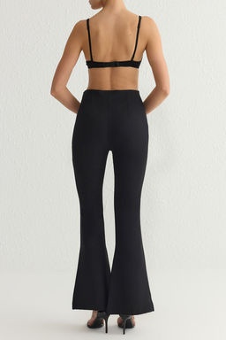 TRENDYOLMILLA Siyah Aksesuar Detayl? Dokuma Pantolon TPRSS25PL00002 фото 5