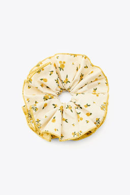 CONTRAST FLORAL MAXI SCRUNCHIE - Zara фото 4