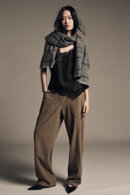 CHECK SCARF - Zara фото 3