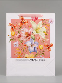 Пакет подарочный «Цветы», 31×40×11.5 см