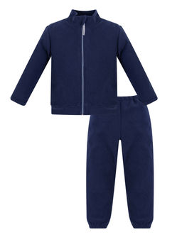 Костюм детский флисовый темно-синий 762(ш) (104, 56)