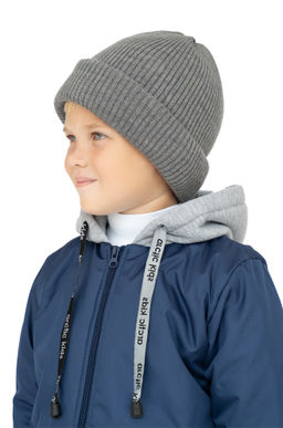 Шапка вязаная меланж