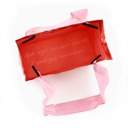 Цена за 2 шт. Пакет ламинированный двухсторонний Пионы, с тишью и открыткой, S, 12?15?5.5