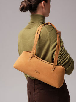 Замшевая сумка Raduy DBR 31127 светло-желтый  фото 4