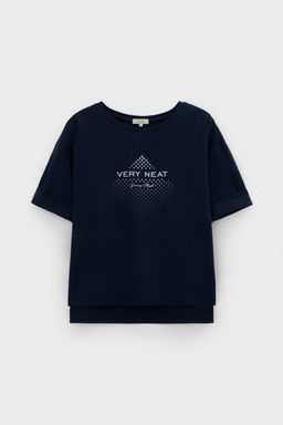 ЕВТ 3271/чернильный фуфайка жен