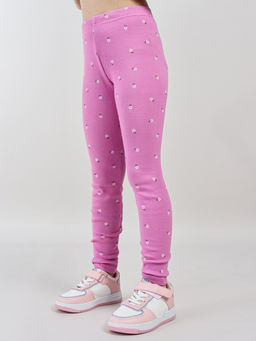 CRB wear / CWKG 70517-45 Брюки модель легинсы для девочки,сиреневый  фото 4