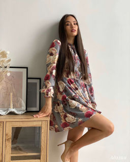 Платье Адэлия (серый) - Nadi bordo фото 4