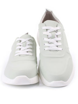 05-PDL195-3 LT. GREEN Кроссовки женские (натуральная кожа) - Фабричный китай фото 24