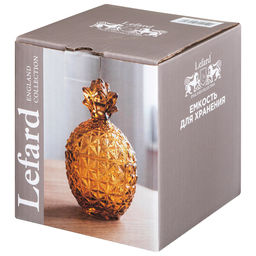 ЕМКОСТЬ ДЛЯ ХРАНЕНИЯ PINEAPPLE 9*9*14 СМ/200 МЛ - Lefard фото 4