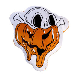 Мягкая игрушка «Череп» в тыкве, цвет белый