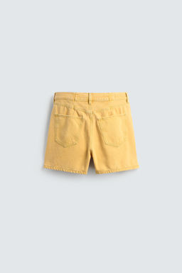 BERMUDA DENIM RELAXED FIT COLOR / Amarillo - Zara фото 8