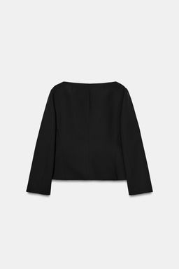 CHAQUETA BOTONES ZW COLLECTION / Negro