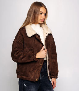 Дублёнка #КТ2232 (3), шоколадный - Dommod фото 2
