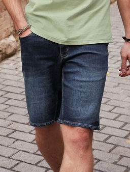 Мужские джинсовые шорты-бермуды LIVERGY  фото 6