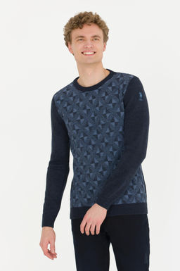 Мужской темно-синий свитер - U.s. polo assn фото 4