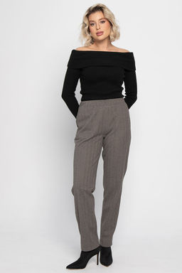 Брюки зауженные Диксон (коричневые) Б15008-8М