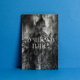 Цена за 10 шт. Открытка Лучшему папе, текстуры, 12 х 18 см