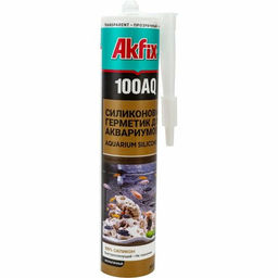 Клей силик. 100AQ прозрачный 280 мл. до 400 л. Китай