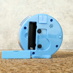 Будильник 9 см / XD797 /уп.200/ плавный ход, подсветка экрана / микс