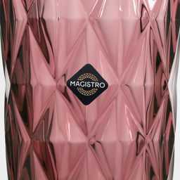 Стаканы Magistro «Круиз», 350 мл, 8×12.5 см, набор 6 шт., стекло, розовые