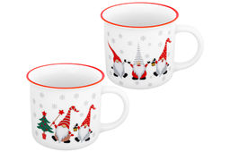 Набор 2 кружек 400 мл 13*9,5*8,8 см Веселые гномики NEW BONE CHINA - Elan gallery фото 4
